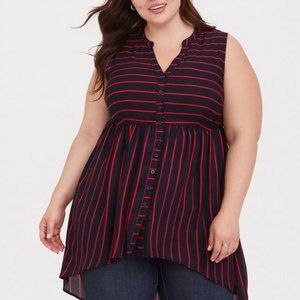 Torrid Lexie Georgette Tunic